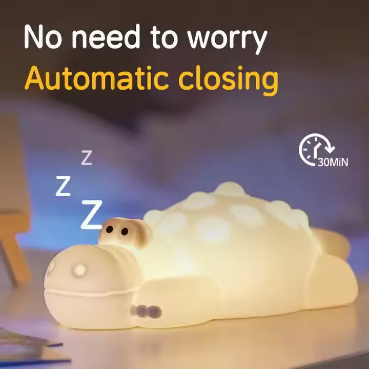 7 Color Crocodile Shape Silicone Night Light Toy for Kids 7 Color Crocodile Shape Silicone Night Light Toy for Kids