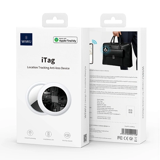 WiWU iTag Anti-Lost Smart Location Tracker – Black WiWU iTag Anti-Lost Smart Location Tracker - Black