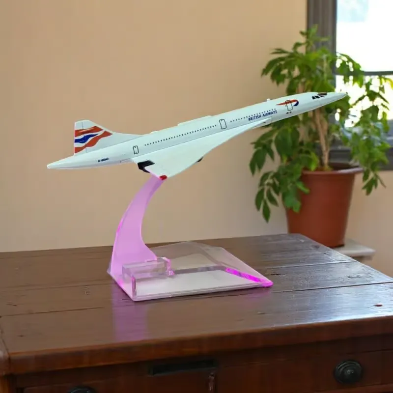 British Airways Concorde Metal Aircraft -16cm British Airways Concorde Metal Aircraft -16cm