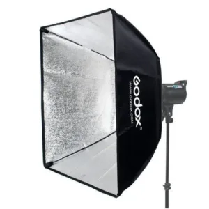 Godox Softbox Lighting Setup for YouTube Home Studio, Live streaming Combo Set- Softbox, Light Holder, Tripod Stand Full Setup (1 side)