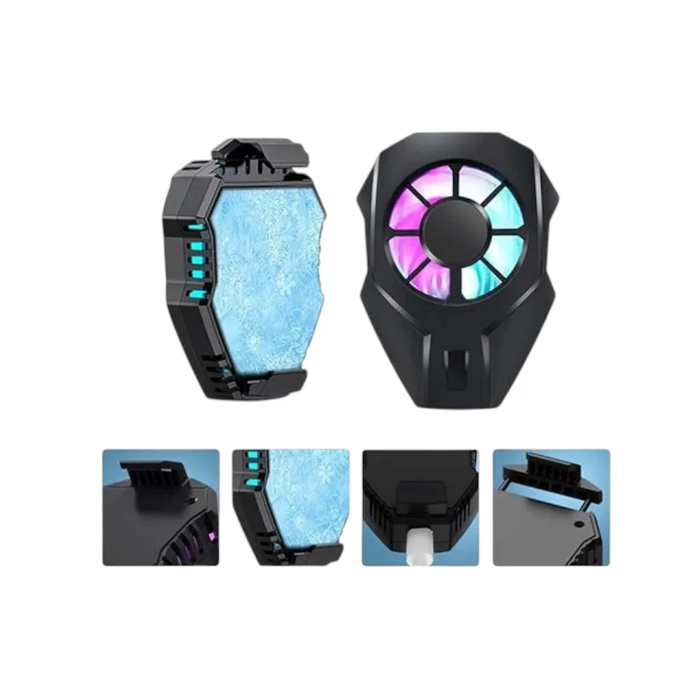 L01 Mobile Phone Radiator Cooler Fan – Black L01 Mobile Phone Radiator Cooler Fan - Black