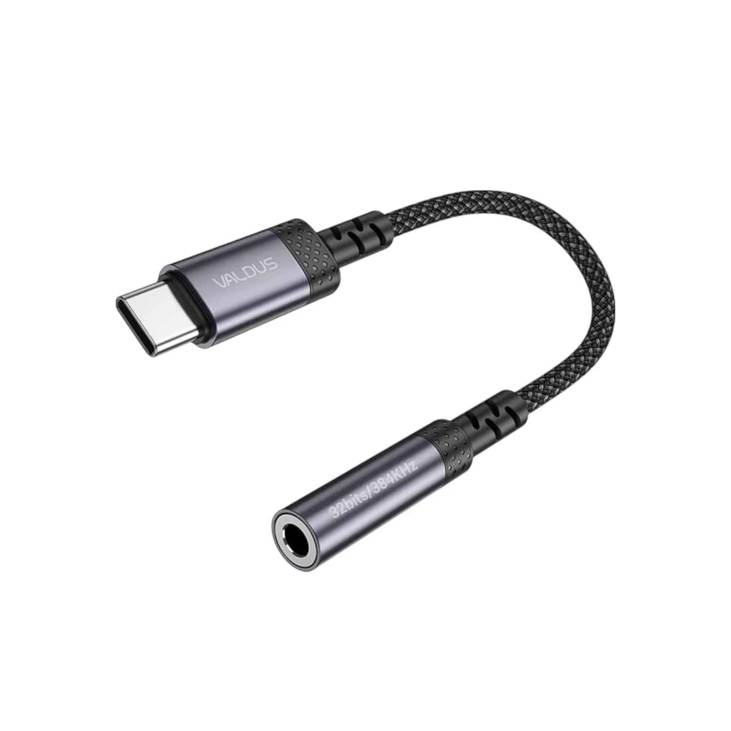 VALDUS CS32 USB-C to 3.5mm Audio Adapter Cable VALDUS CS32 USB-C to 3.5mm Audio Adapter Cable