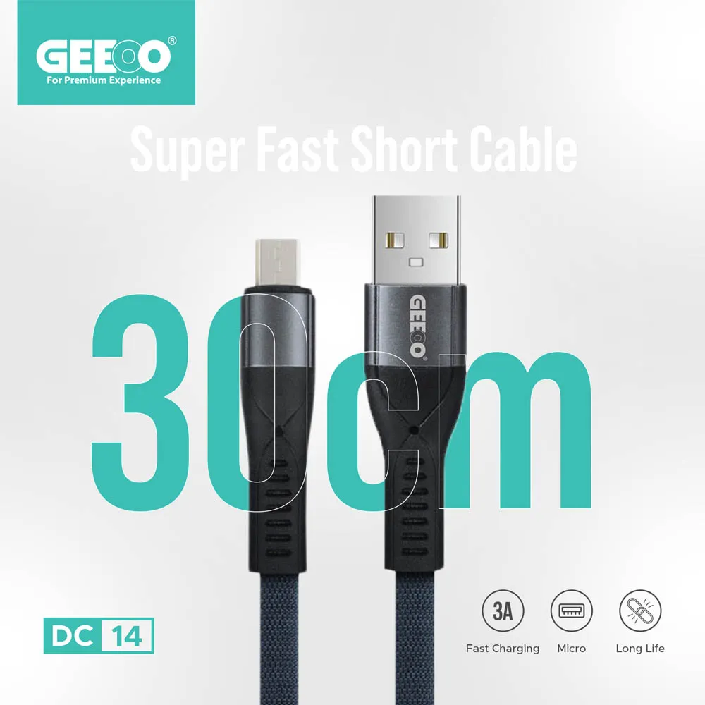 Geeoo DC-14 Super Fast Micro USB 3A Cable Geeoo DC-14 Super Fast Micro USB 3A Cable
