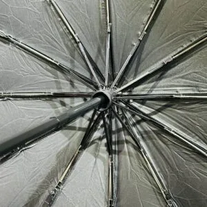 Premium 12-Ribs Automatic Umbrella With Flash Light - Blue