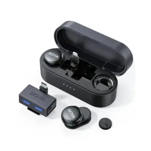 BOYALINK 3 AI-Powered Button Sized Wireless Microphone