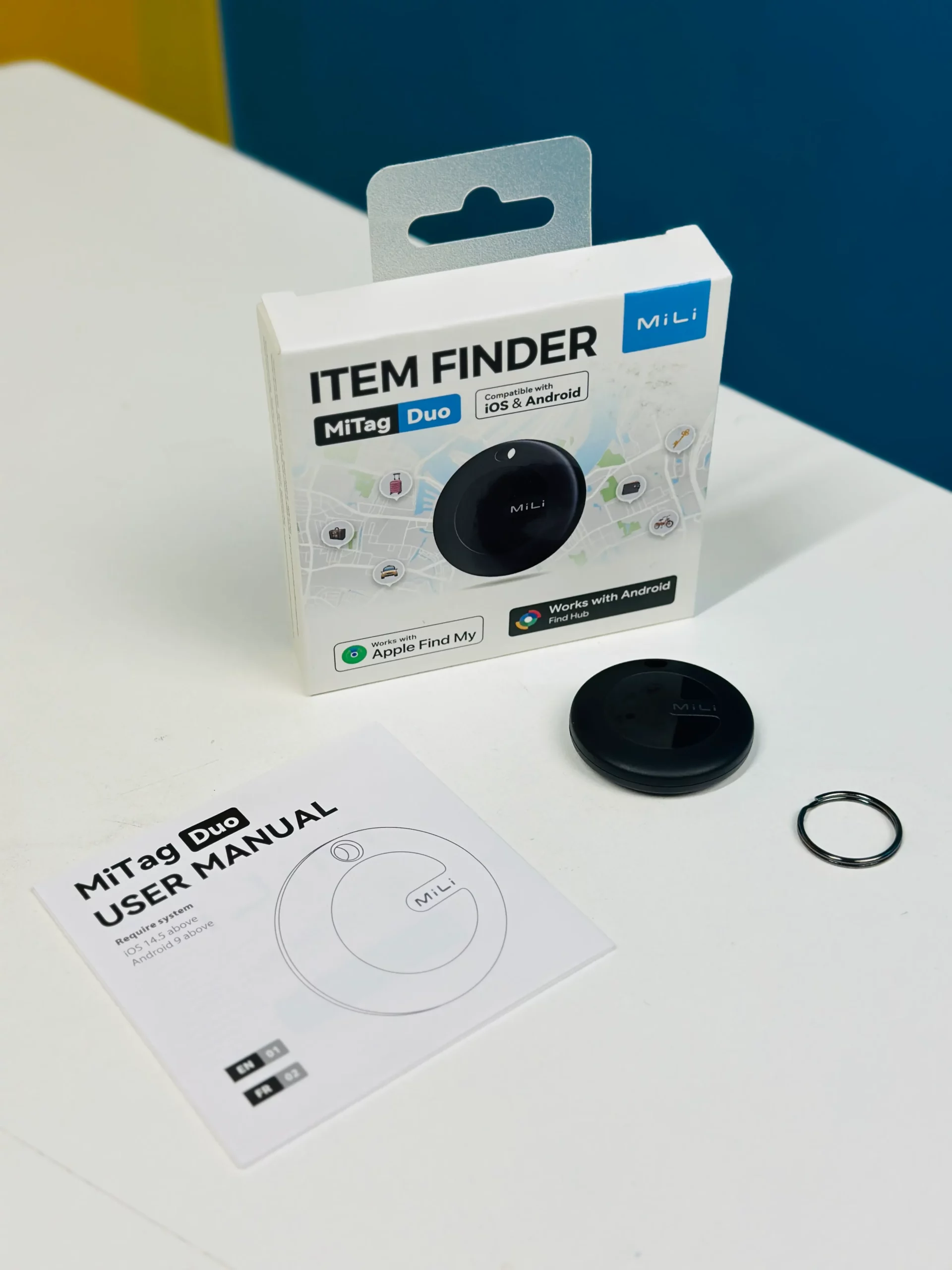 MiLi MiTag Duo Smart Finder for Android and iOS Devices MiLi MiTag Duo Smart Finder for Android and iOS Devices