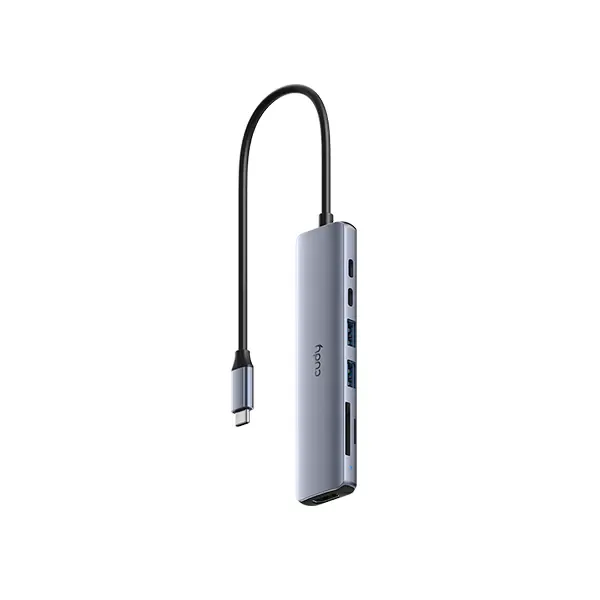 CUDY UH407 7-In-1 HDMI SD/TF 4K USB-C Hub CUDY UH407 7-In-1 HDMI SD/TF 4K USB-C Hub
