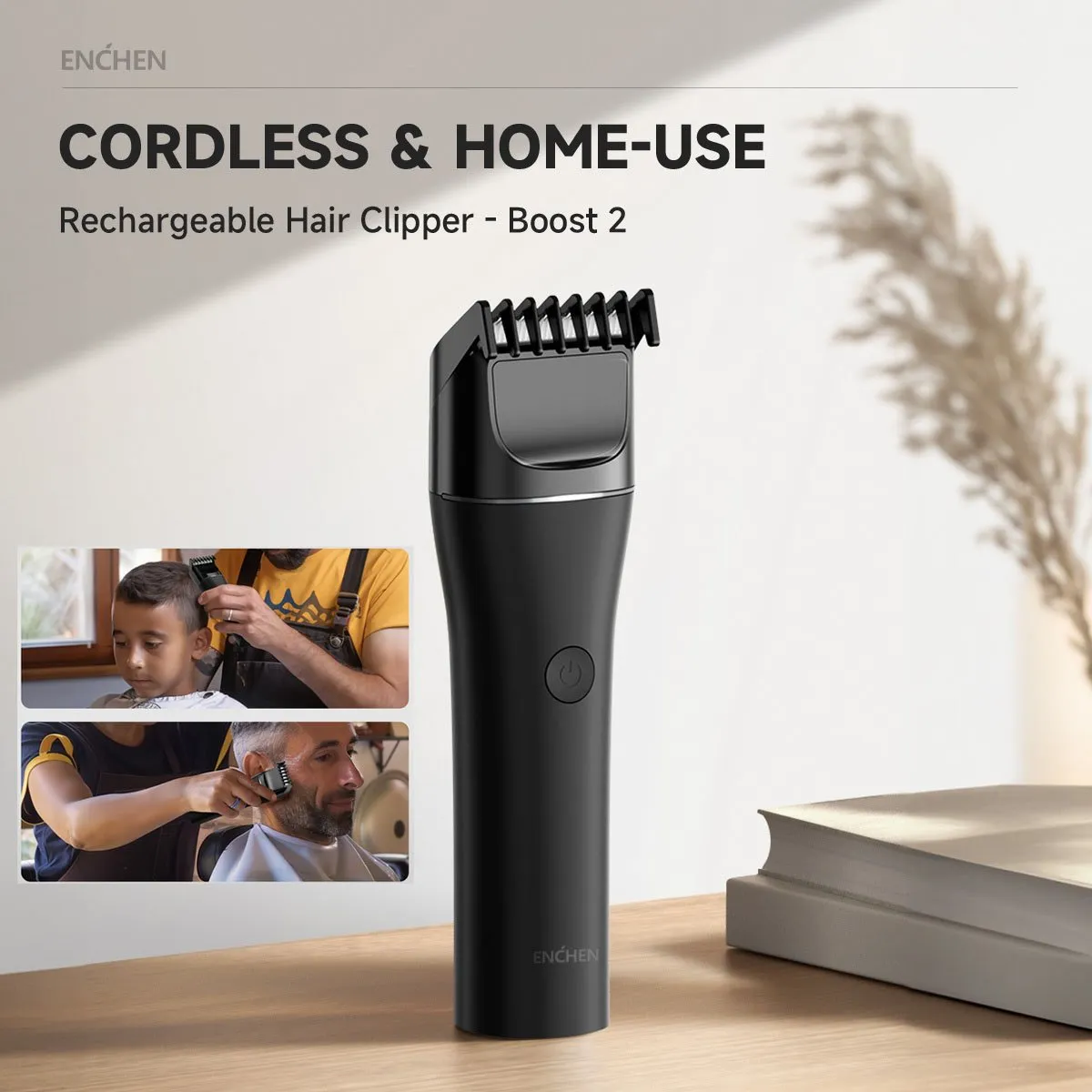 Enchen Boost 2 Hair Clipper – 2025 New Version (Black) Enchen Boost 2 Hair Clipper – 2025 New Version (Black)