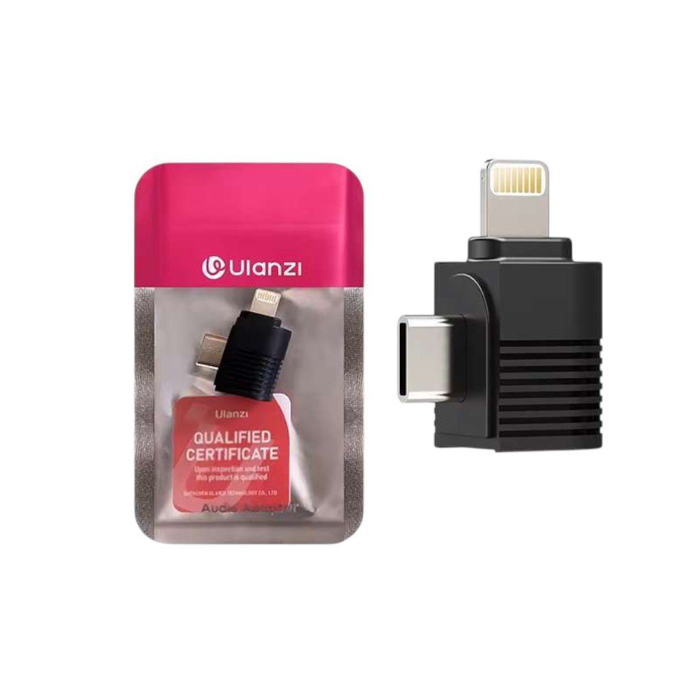 Ulanzi Type C to Lighting Adapter for A100 microphone Ulanzi Type C to Lighting Adapter for A100 microphone
