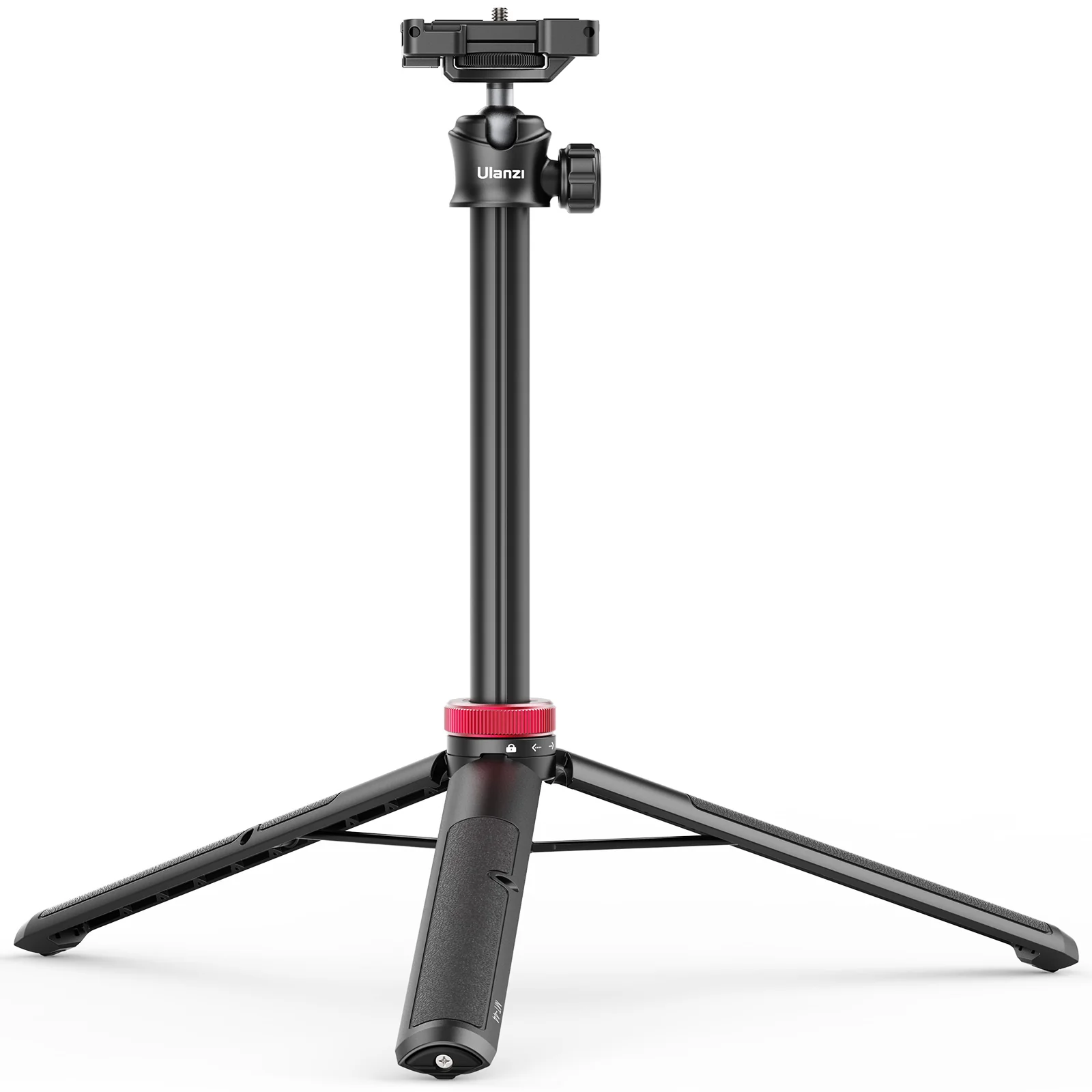 Ulanzi MT44 Extendable Vlog Tripod With 360° Ball Head – Black Color Ulanzi MT44 Extendable Vlog Tripod With 360° Ball Head - Black Color