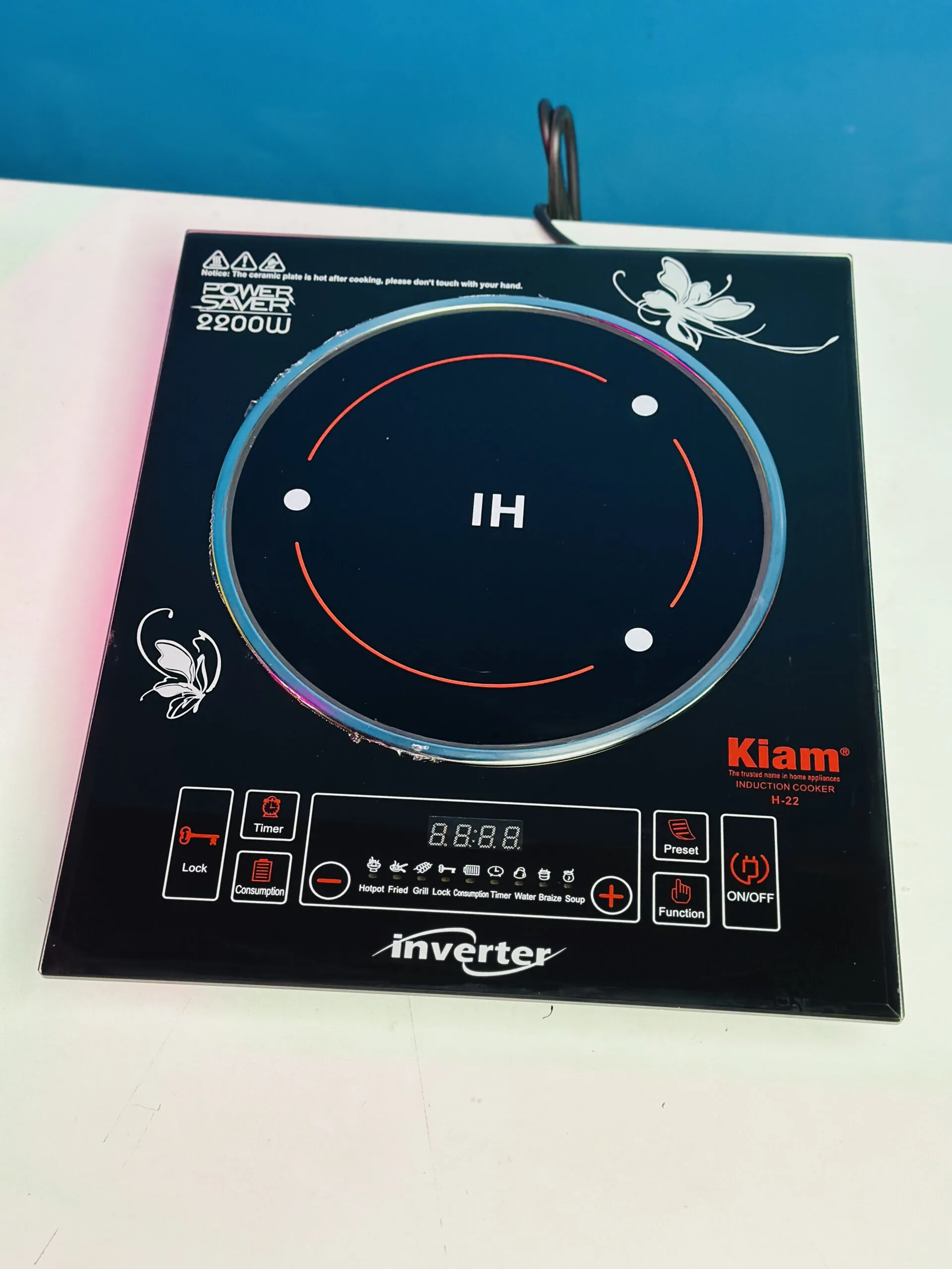 Kiam H-22 Induction Cooker – 2000W Kiam H-22 Induction Cooker - 2000W