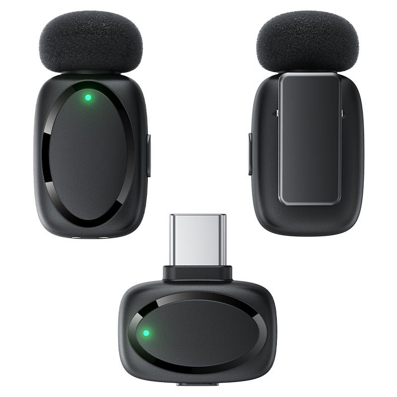 Acefast R2 Wireless Lavalier Microphone – Dual Mic Acefast R2 Wireless Lavalier Microphone - Dual Mic