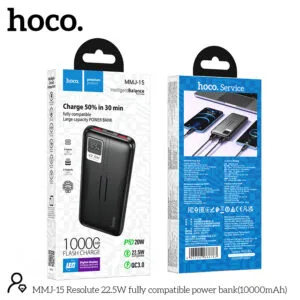 Hoco MMJ15 Resolute 22.5W Fast Charging Power Bank - 10000mAh