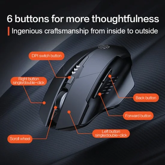 Inphic A1 Wireless Rechargeable Bluetooth Mouse Inphic A1 Wireless Rechargeable Bluetooth Mouse