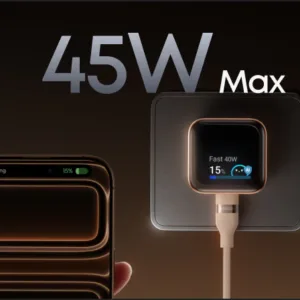Anker Nano 45W GaN Fast Charger with Smart Display (A121D)