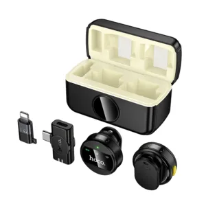 Hoco L22 Bright 2-in-1 wireless Microphone with Case