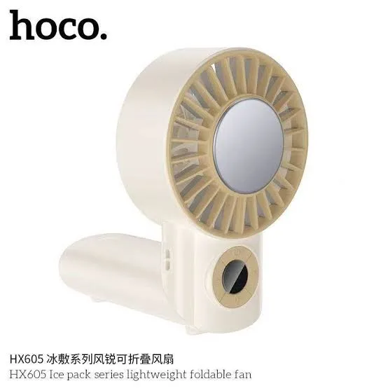 Hoco HX605 Ice pack series lightweight foldable fan Hoco HX605 Ice pack series lightweight foldable fan