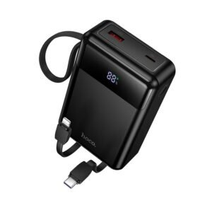 Hoco DYM12 22.5W Fully Compatible 20000mAh Power Bank with Built-in Cables