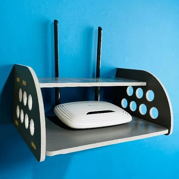 GearUP Rounded Side Design Router Stand (Gray Colour) GearUP Rounded Side Design Router Stand (Gray Colour)