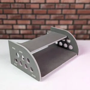 GearUP Rounded Side Design Router Stand (Gray Colour)