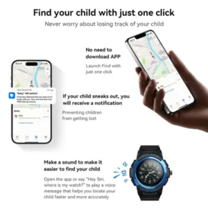 HOCO E112 Kids Quartz Watch with Smart Anti-Lost Tracker (Find My Network)