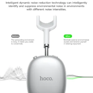 Hoco W55 Plus Extra 170H Long Usage ANC Headphone