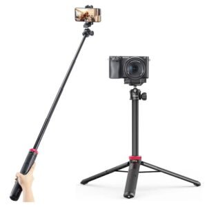 Ulanzi MT44 Extendable Vlog Tripod With 360° Ball Head - Black Color