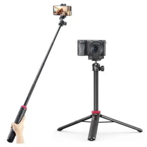 Ulanzi MT44 Extendable Vlog Tripod With 360° Ball Head - Black Color
