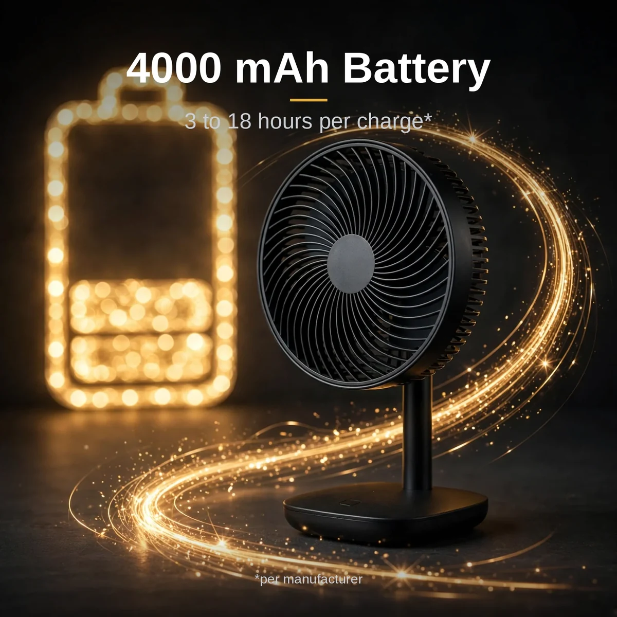 Awei F23 4000mAh battery for extended cordless runtime