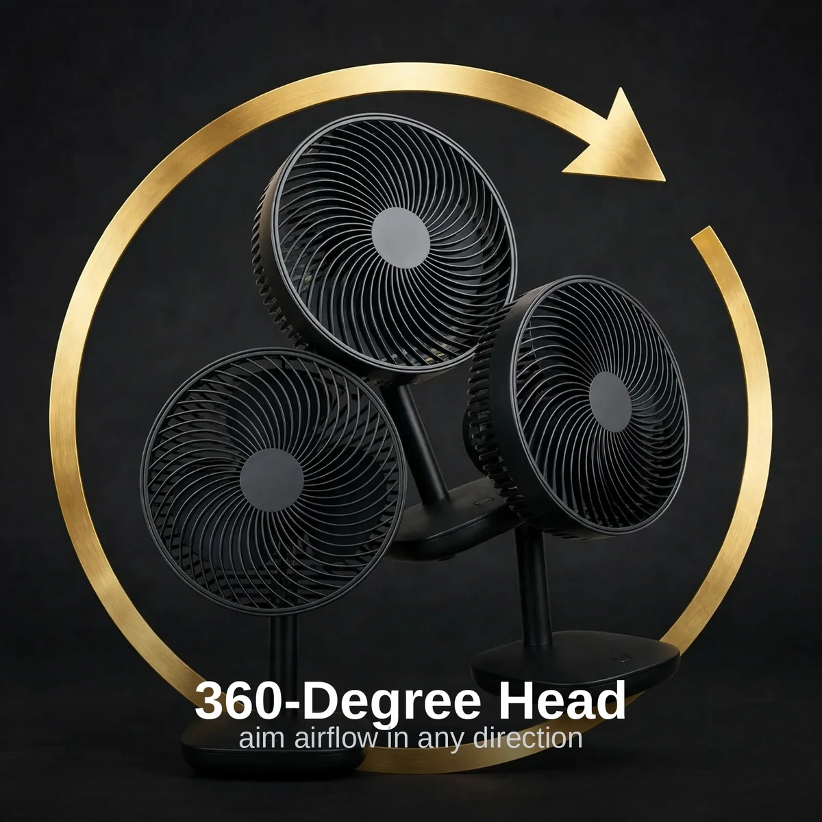 Awei F23 360-degree rotating head for directional cooling