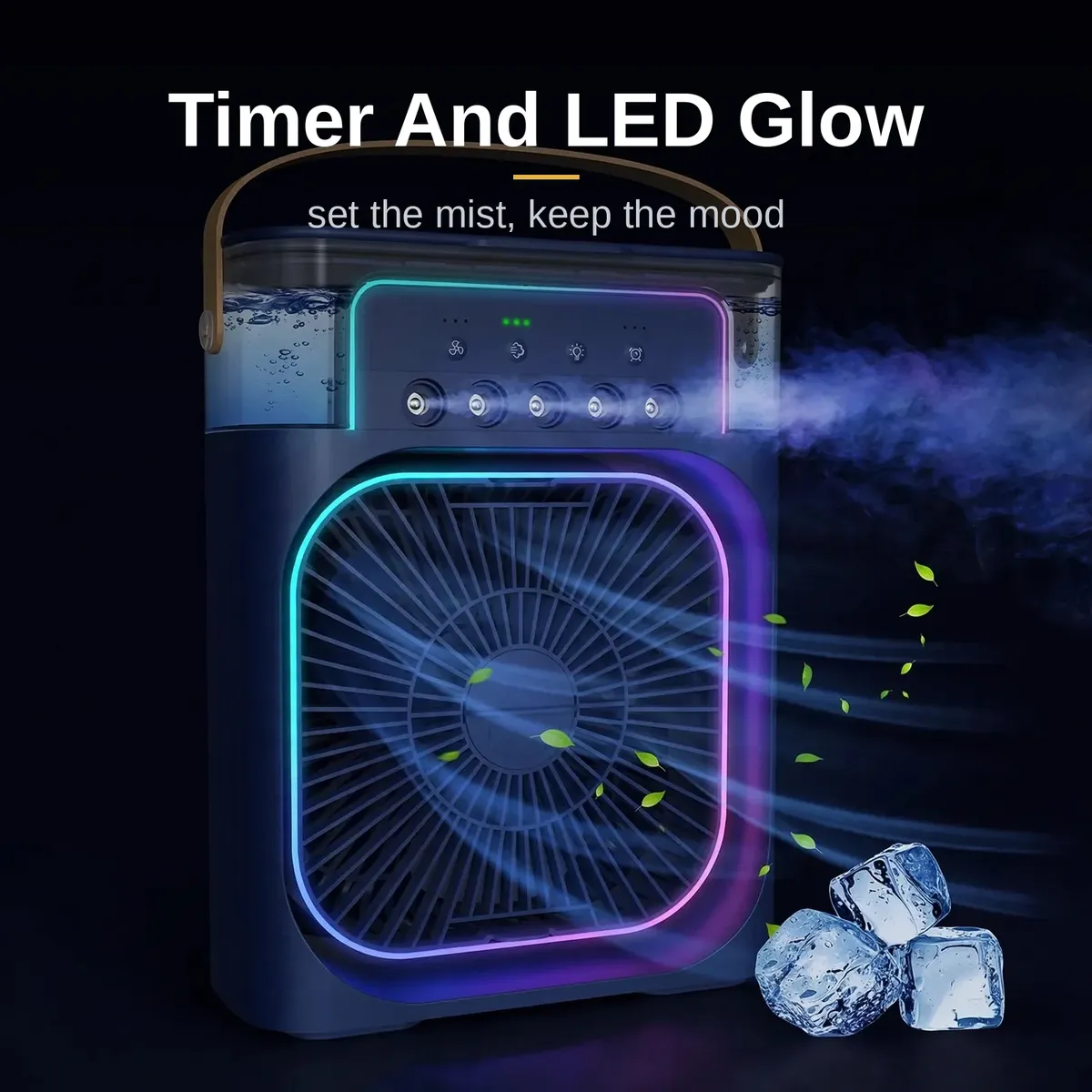 Extonic ET-C702 mist timer and multi-colour LED glow
