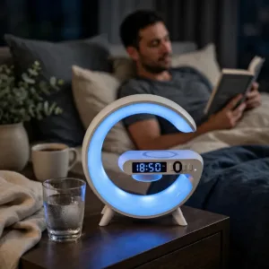 G63 Atmosphere RGB Light Bluetooth Speaker With Wireless Charging
