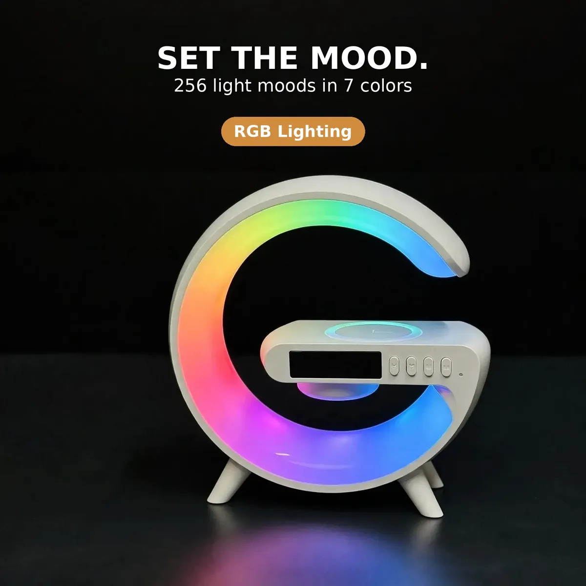 G63 rgb speaker light card — Set the Mood. 256 light moods in 7 colors. RGB Lighting chip.