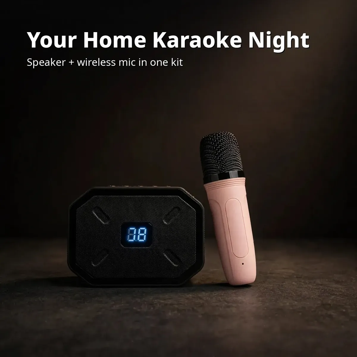 P3 karaoke speaker karaoke card — Your Home Karaoke Night. Speaker plus wireless mic in one kit.