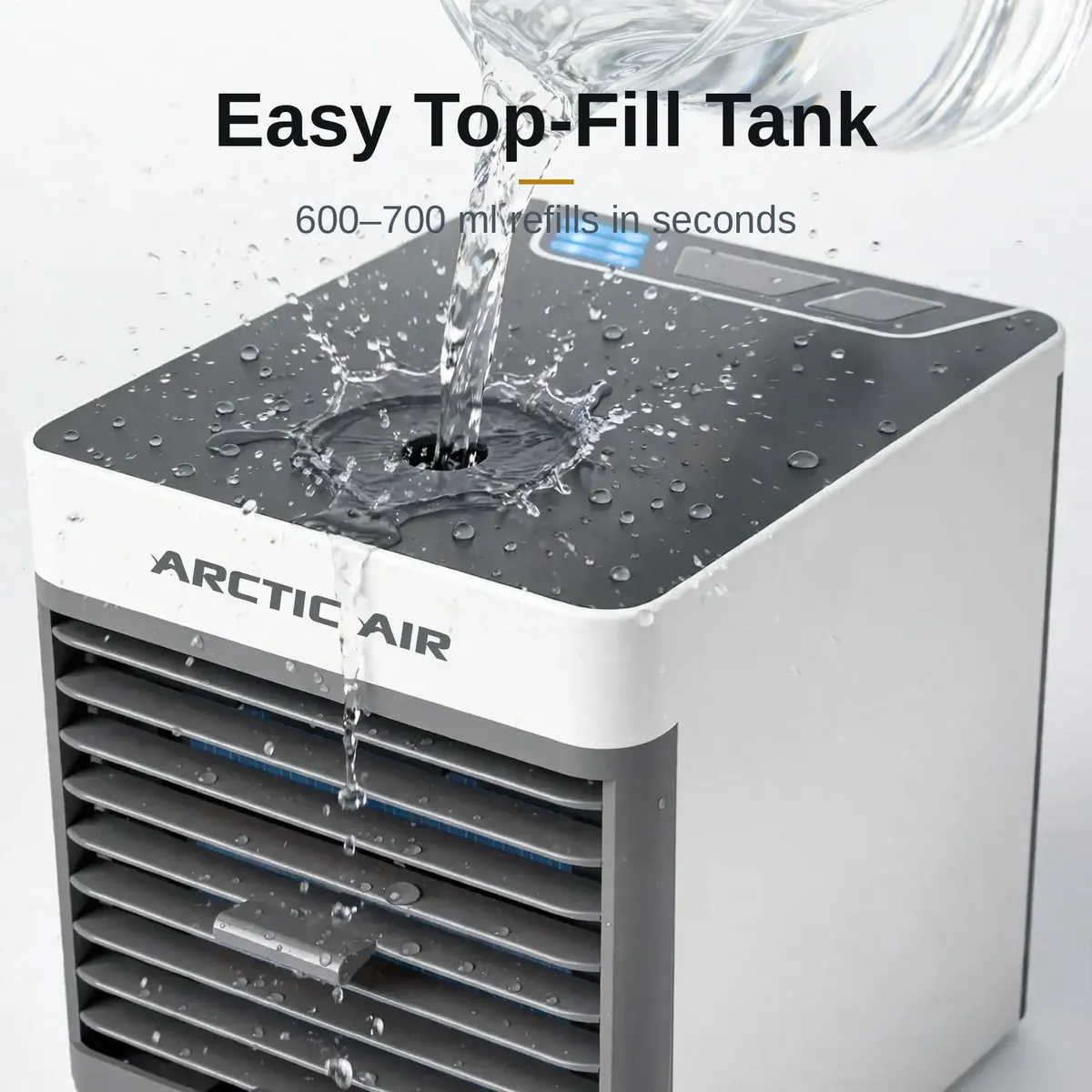 Arctic Air Ultra top-fill water tank 600 to 700 ml
