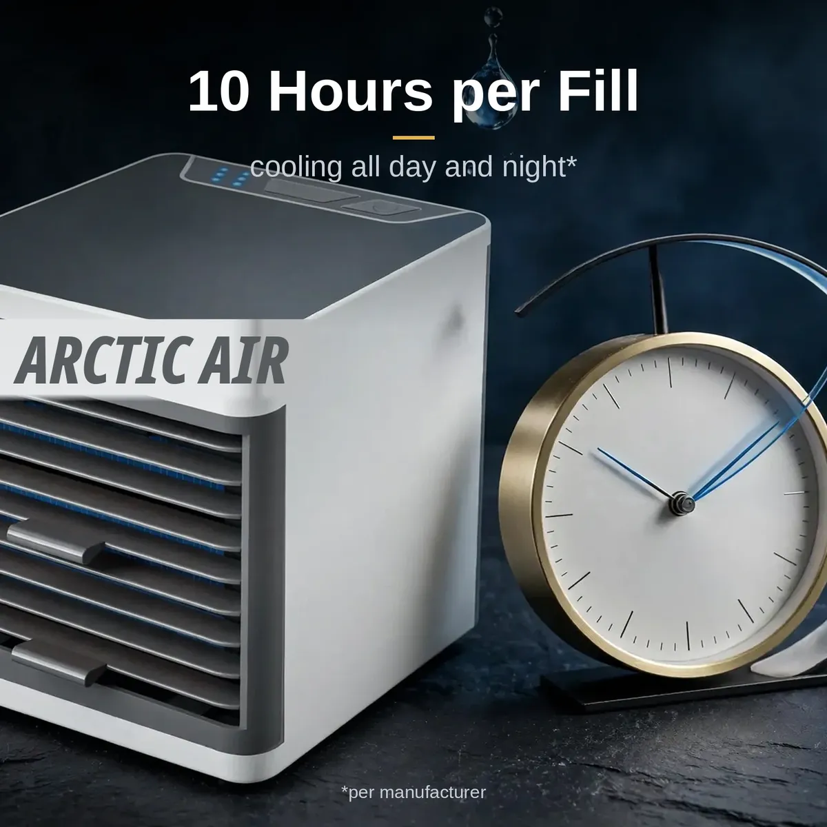 Arctic Air Ultra up to 10 hours of cooling per fill