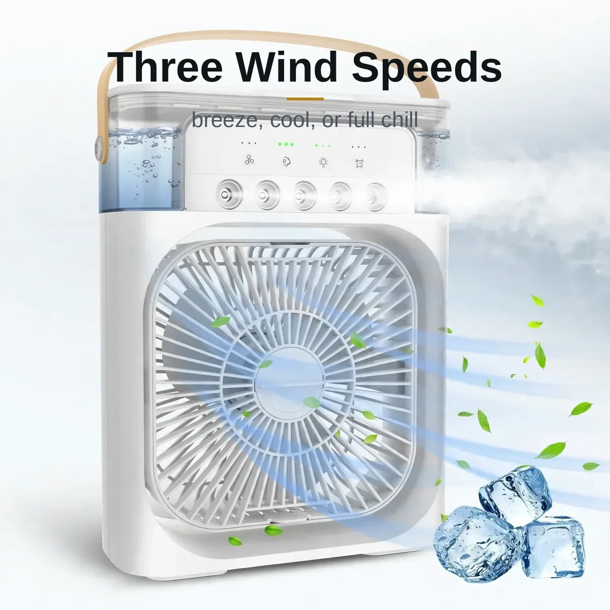 GearUP air cooler three wind speed settings