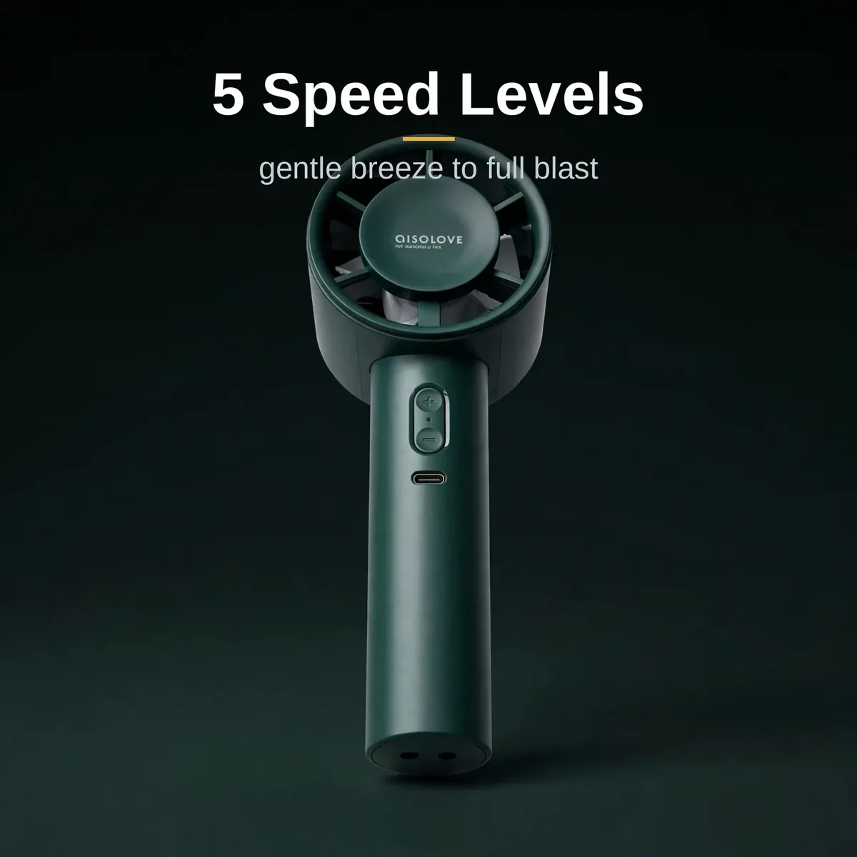 Xiaomi AISOLOVE F01 with 5 speed levels, gentle breeze to full blast