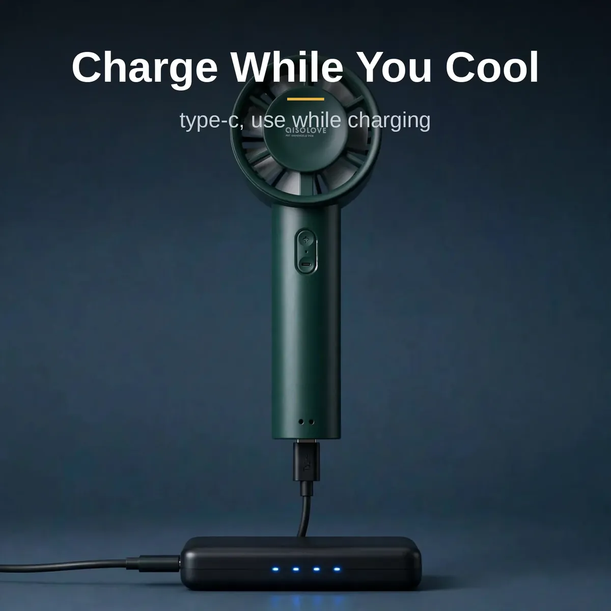 Xiaomi AISOLOVE F01 charging over Type-C while cooling