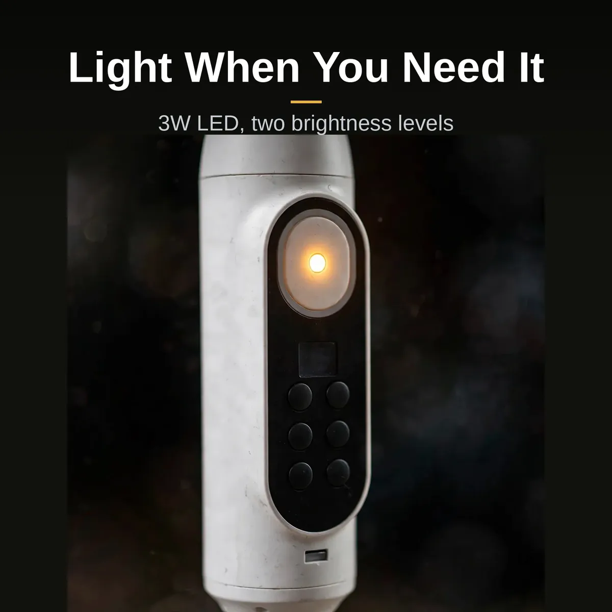 GearUP solar fan 3W LED emergency light