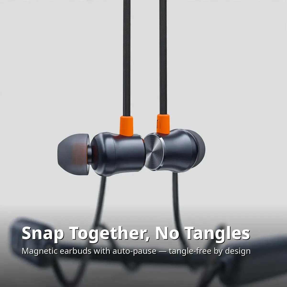 ACEFAST N2 magnetic card — Snap Together, No Tangles. Magnetic earbuds with auto-pause, tangle-free by design.