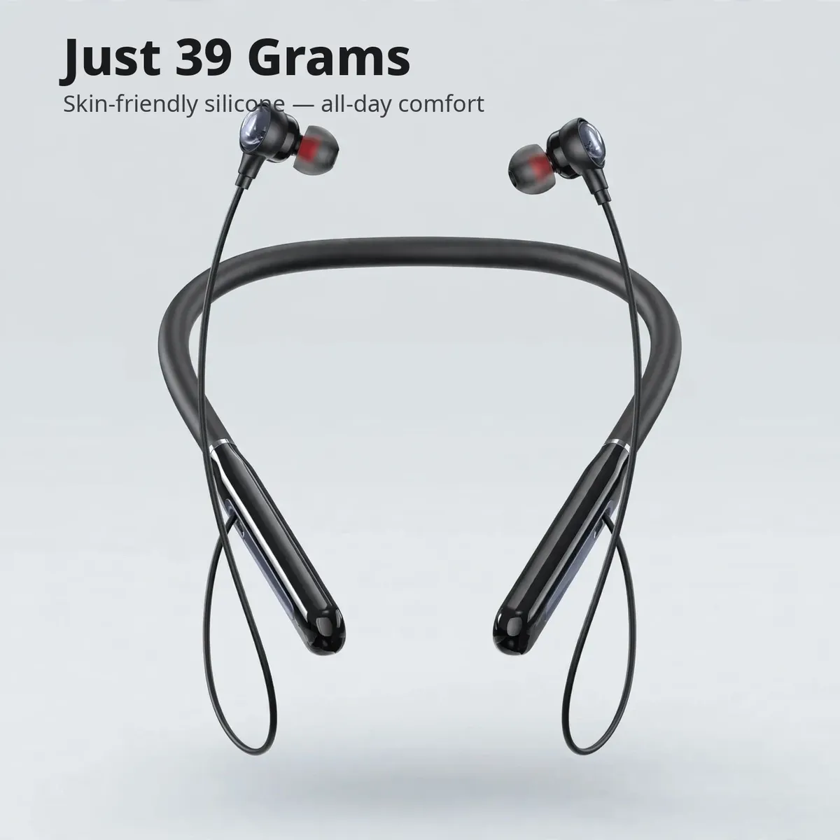 ACEFAST N5 lightweight card — Just 39 Grams. Skin-friendly silicone for all-day comfort.