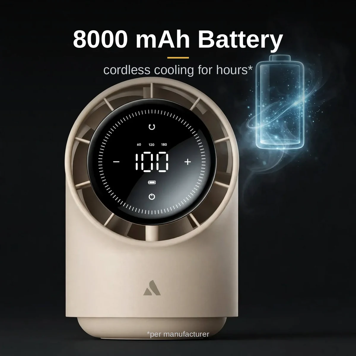 Aecooly TB01 8000mAh battery for cordless cooling