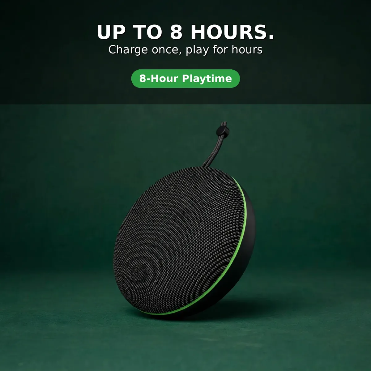 HiFuture Altus battery card showing up to 8 hours playtime