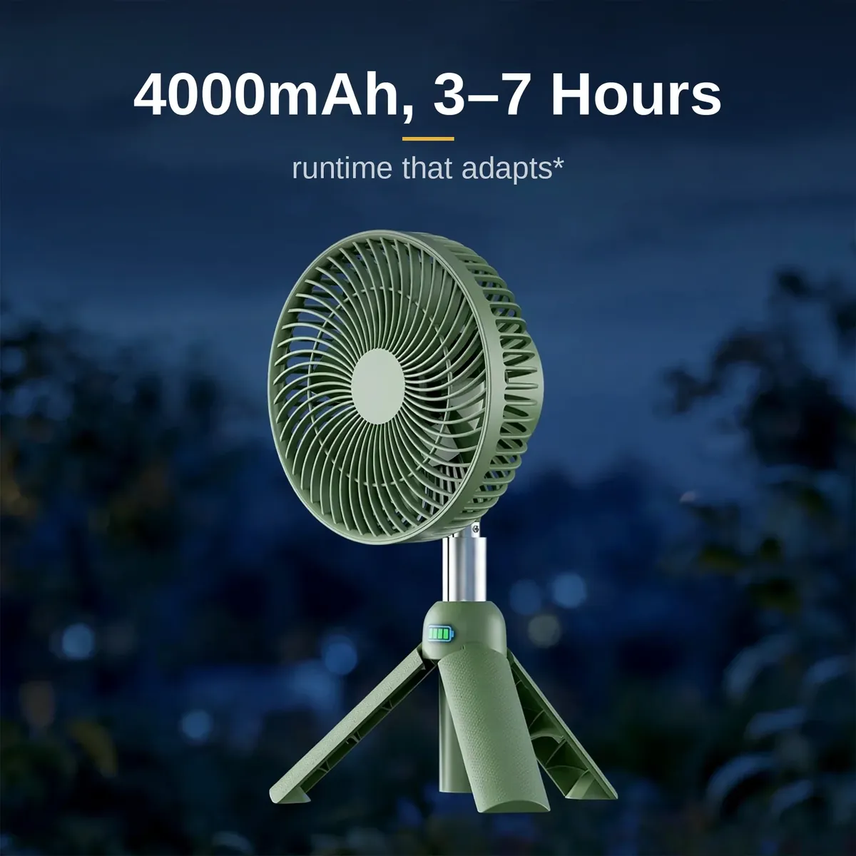 AZEADA PD-F27 4000mAh battery, 3 to 7 hours of runtime