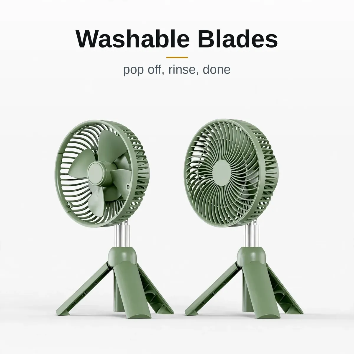 AZEADA PD-F27 washable blades, pop off, rinse, done