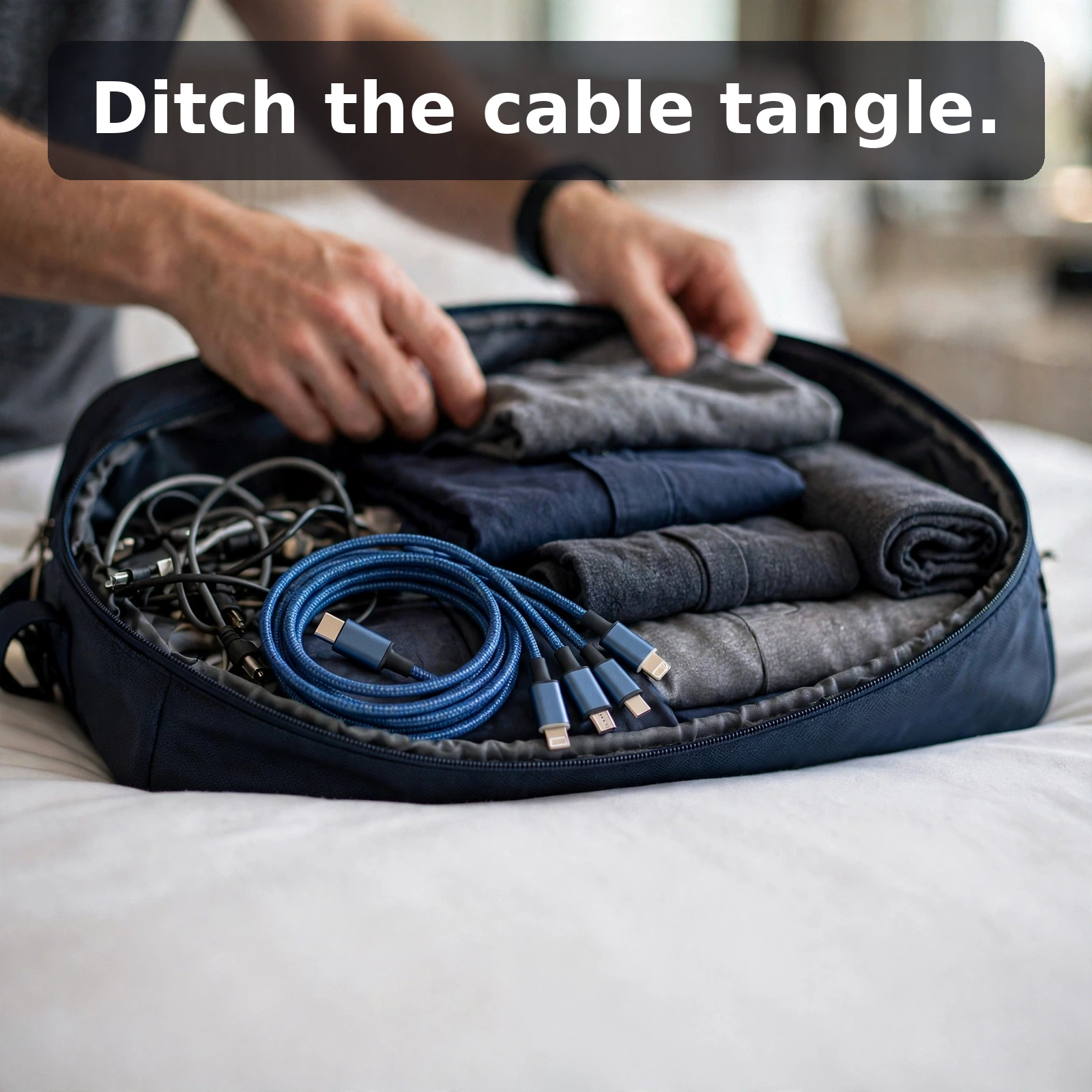 Baseus 3 in 1 100W fast charging cable triple output