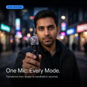 Boya Magic-05 AI-Powered Transformable Wireless Microphone