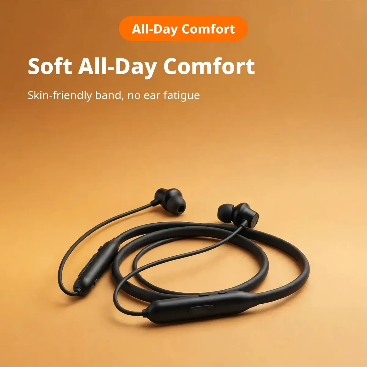 BYZ BL-B60 comfort card — Soft All-Day Comfort. Skin-friendly band, no ear fatigue.