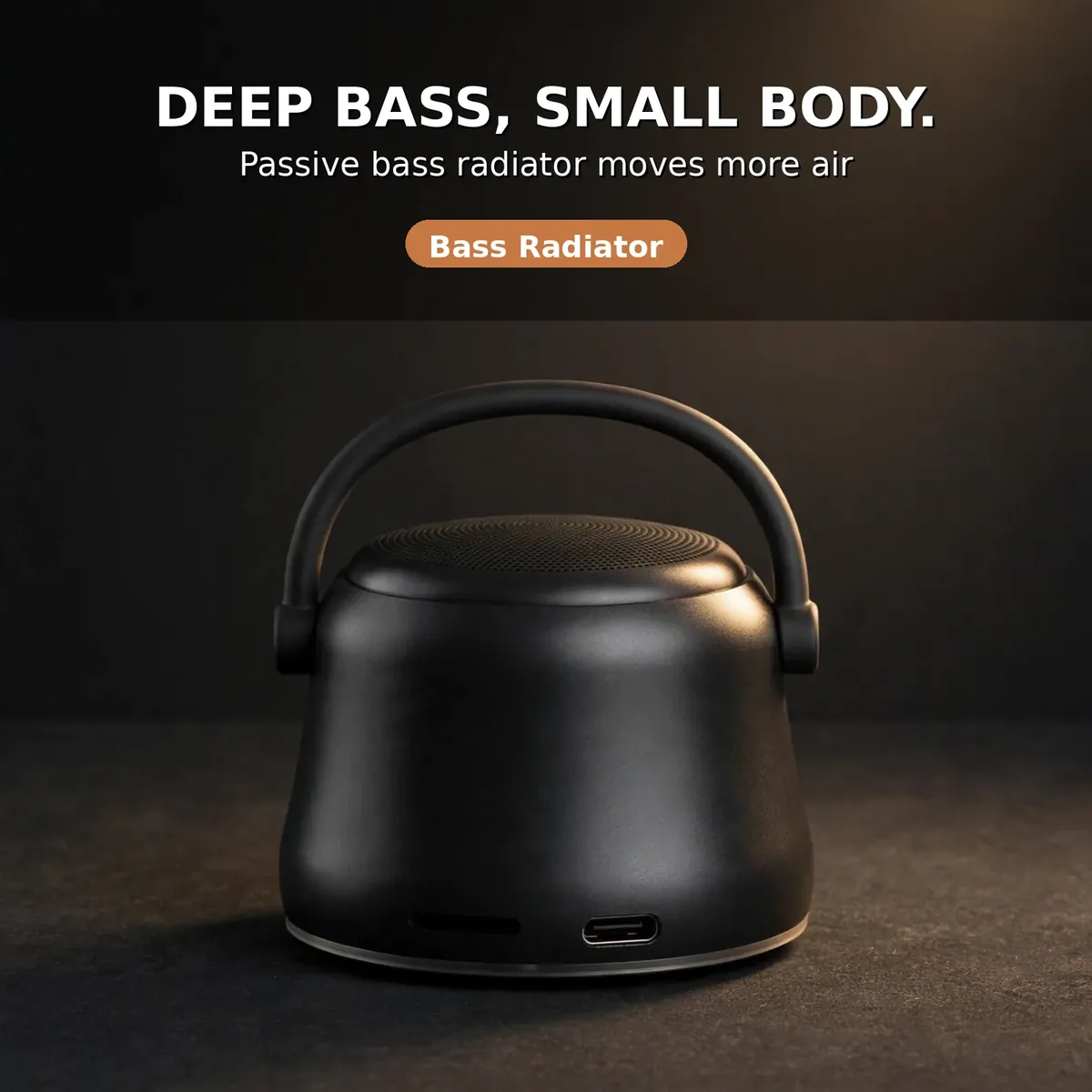 EWA A20 bass card — Deep Bass, Small Body. Passive bass radiator moves more air.